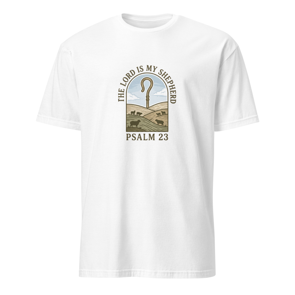 The Lord Is My Shepherd t-shirt, front view